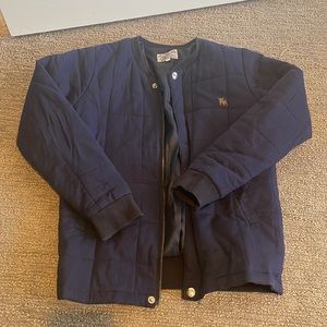 Kitson kids Miniatura boys navy quilted jacket Size 12